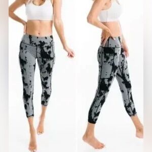 Zyia Active Slate Oxidation Soft N Snug 7/8 Leggings